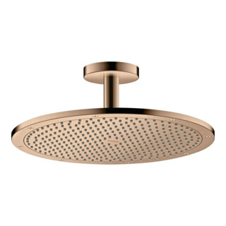 hansgrohe Kopfbrause Axor m Deckenanschluss, 350mm, 1j, pol. r gold