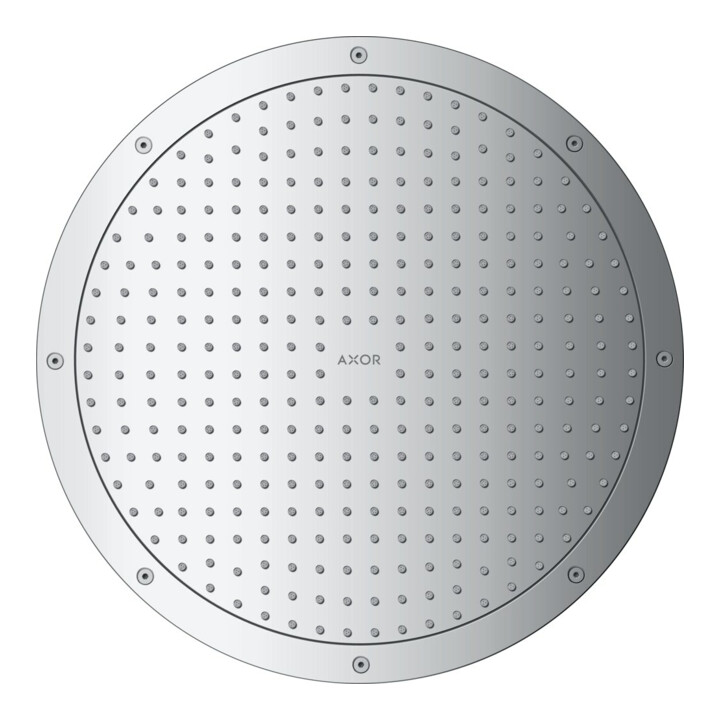 hansgrohe Kopfbrause Axor mit Deckenanschluss, 350mm, 1jet, chrom