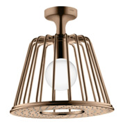 hansgrohe Kopfbrause Axor Nendo 275 1jet m Deckenanschluss, 275mm, 1j, pol. r gold