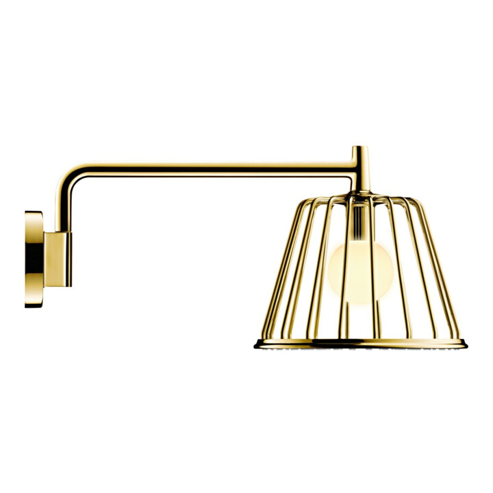 hansgrohe Kopfbrause Axor Nendo m Arm, Wd-mont., 275mm, 1j, pol. gol opt
