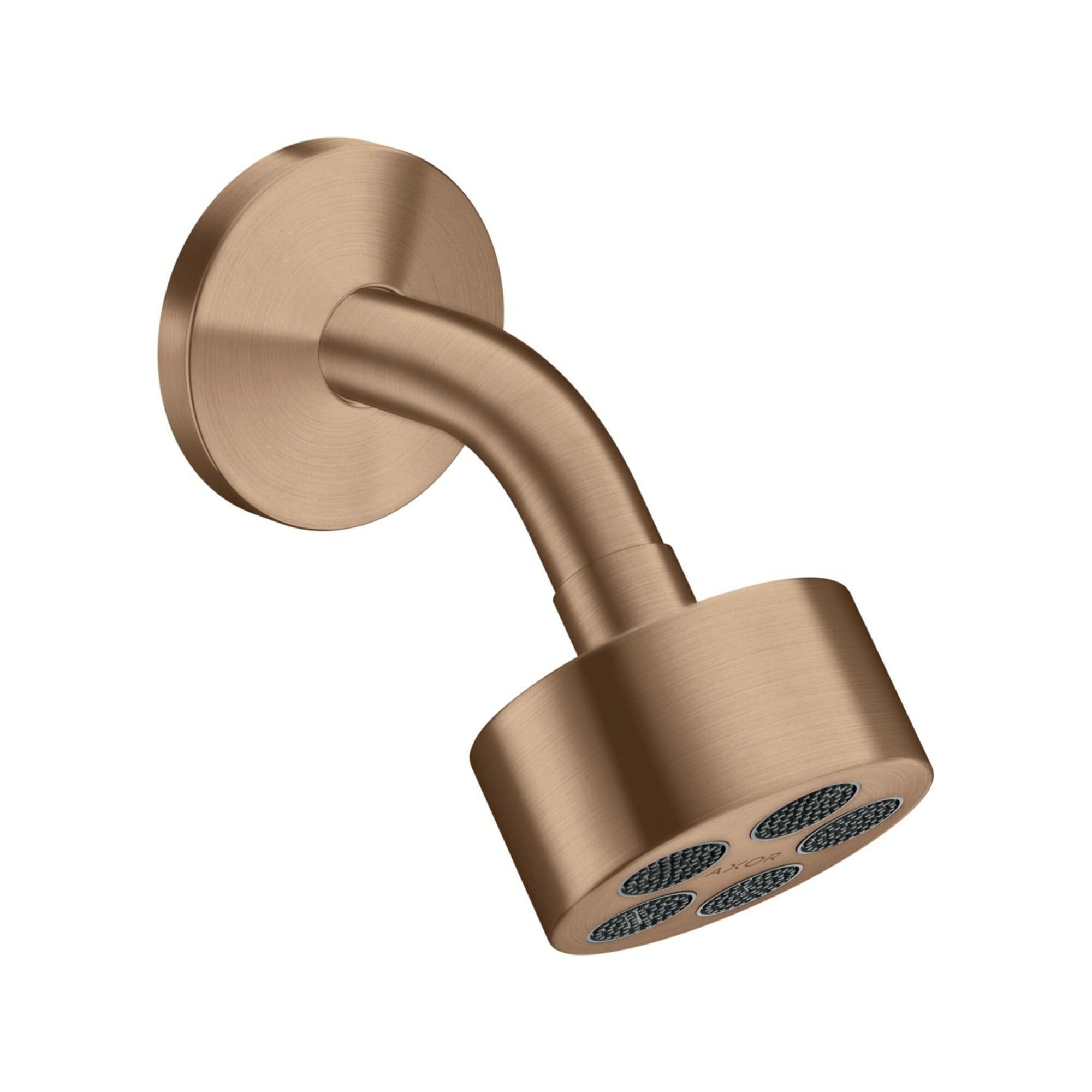 hansgrohe Kopfbrause Axor One 75 1j EcoSm. mit Brausearm, brushed red gold