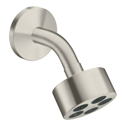 hansgrohe Kopfbrause Axor One 75 1j EcoSm. mit Brausearm, Edelstahl-Optik