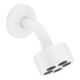 hansgrohe Kopfbrause Axor One 75 1j EcoSm. mit Brausearm, mattweiß-1
