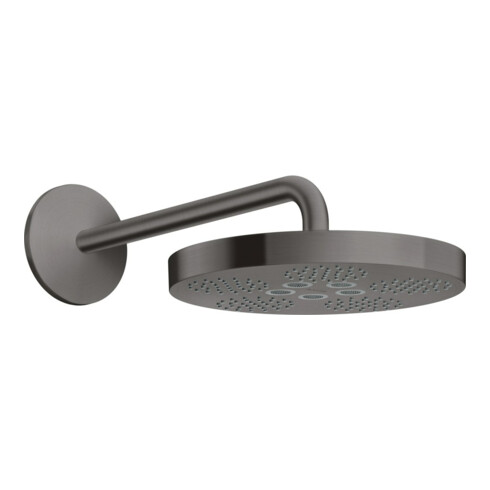 hansgrohe Kopfbrause Axor One m Brausearm, 1jet, brushed black chrome