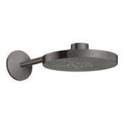hansgrohe Kopfbrause Axor One m Brausearm, 2jet, brushed black chrome