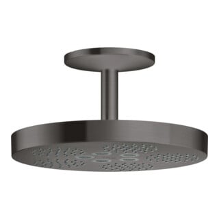 hansgrohe Kopfbrause Axor One m Deckenanschluss, 1j, brush. black chrome