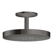 hansgrohe Kopfbrause Axor One m Deckenanschluss, 1j, brush. black chrome
