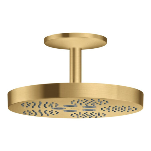 hansgrohe Kopfbrause Axor One m Deckenanschluss, 1j, brushed gold optic