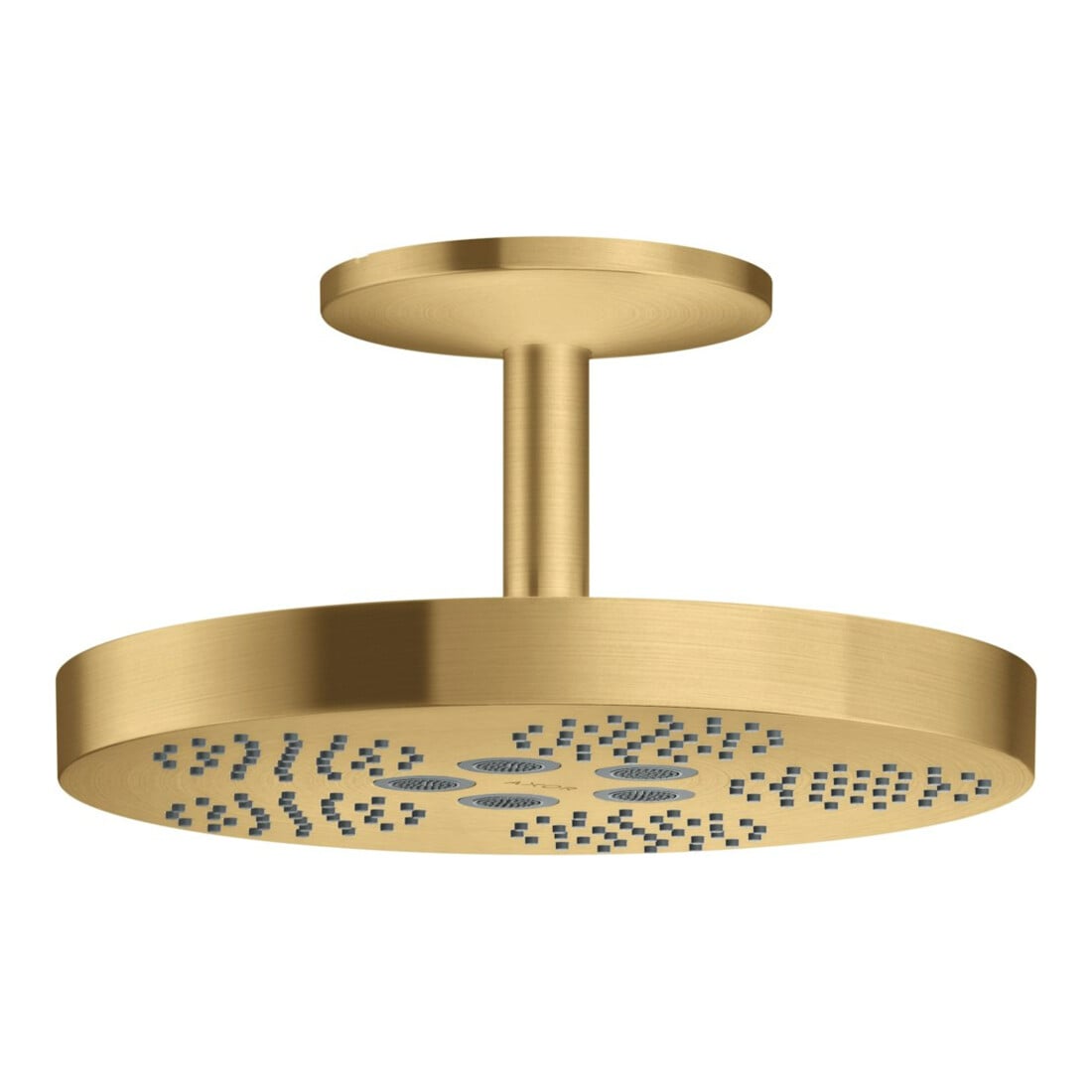 hansgrohe Kopfbrause Axor One m Deckenanschluss, 1j, brushed gold optic