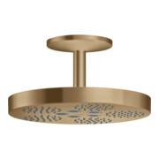 hansgrohe Kopfbrause Axor One m Deckenanschluss, 1jet, brushed bronze