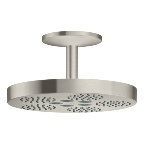 hansgrohe Kopfbrause Axor One m Deckenanschluss, 1jet, Edelstahl-Optik