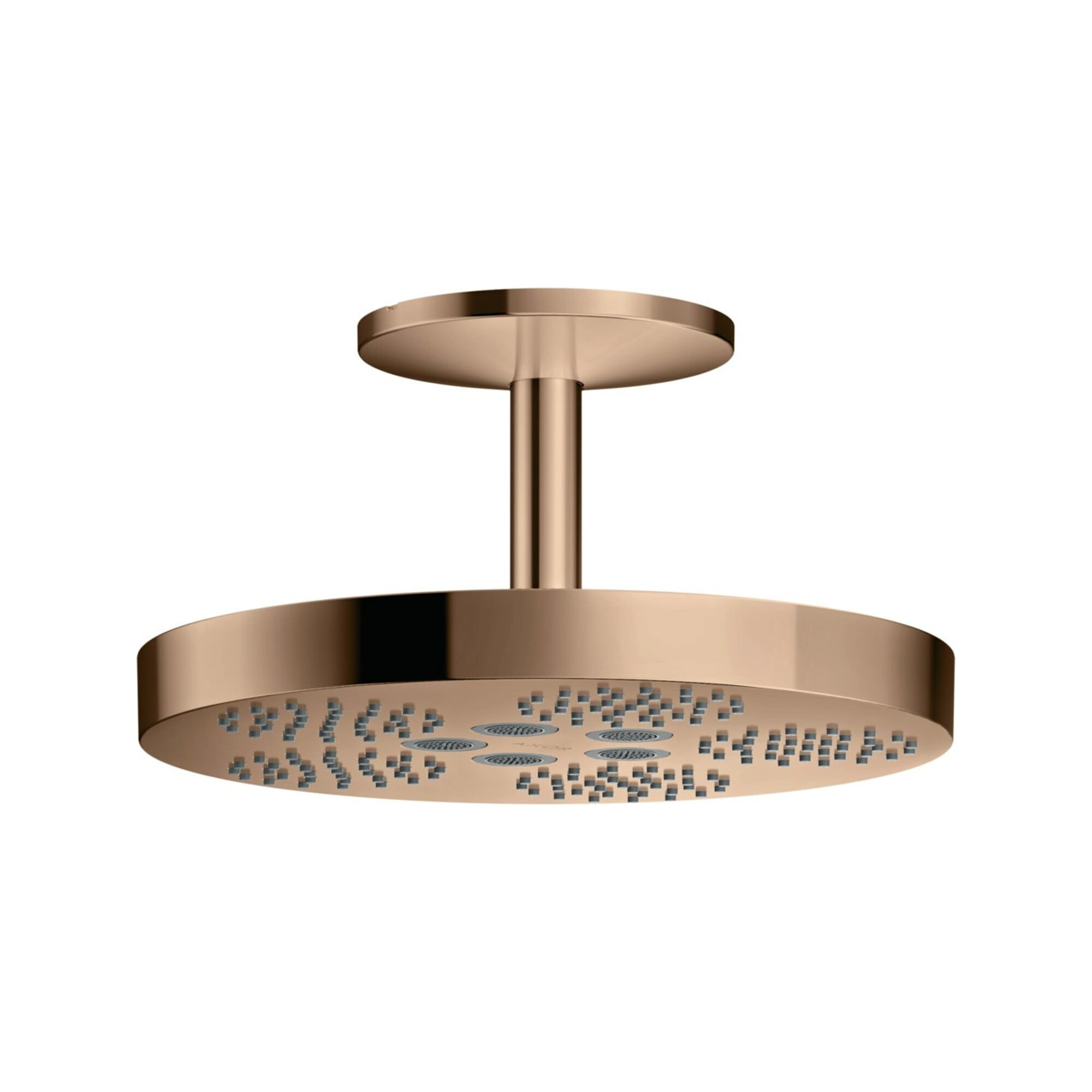hansgrohe Kopfbrause Axor One m Deckenanschluss, 1jet, polished red gold