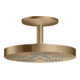 hansgrohe Kopfbrause Axor One m Deckenanschluss, 2jet, brushed bronze-1