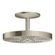 hansgrohe Kopfbrause Axor One m Deckenanschluss, 2jet, brushed nickel-1