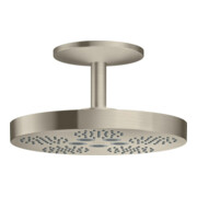 hansgrohe Kopfbrause Axor One m Deckenanschluss, 2jet, brushed nickel