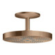 hansgrohe Kopfbrause Axor One m Deckenanschluss, 2jet, brushed red gold-1