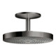 hansgrohe Kopfbrause Axor One m Deckenanschluss, 2jet, pol. black chrome-1