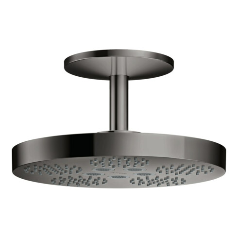 hansgrohe Kopfbrause Axor One m Deckenanschluss, 2jet, pol. black chrome