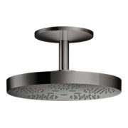 hansgrohe Kopfbrause Axor One m Deckenanschluss, 2jet, pol. black chrome