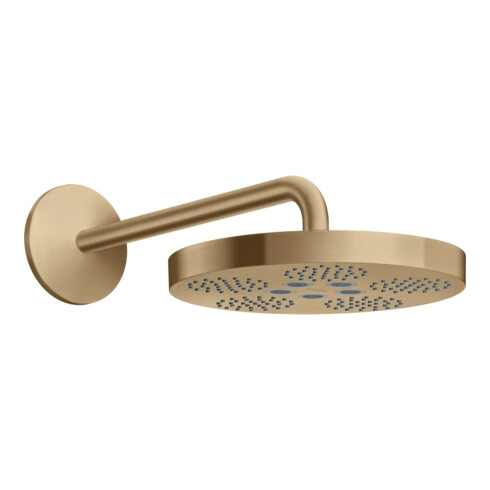 hansgrohe Kopfbrause Axor One mit Brausearm, 1jet, brushed bronze