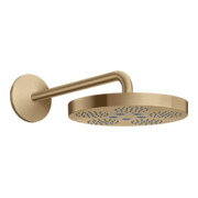 hansgrohe Kopfbrause Axor One mit Brausearm, 1jet, brushed bronze