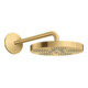 hansgrohe Kopfbrause Axor One mit Brausearm, 1jet, brushed gold optic-1