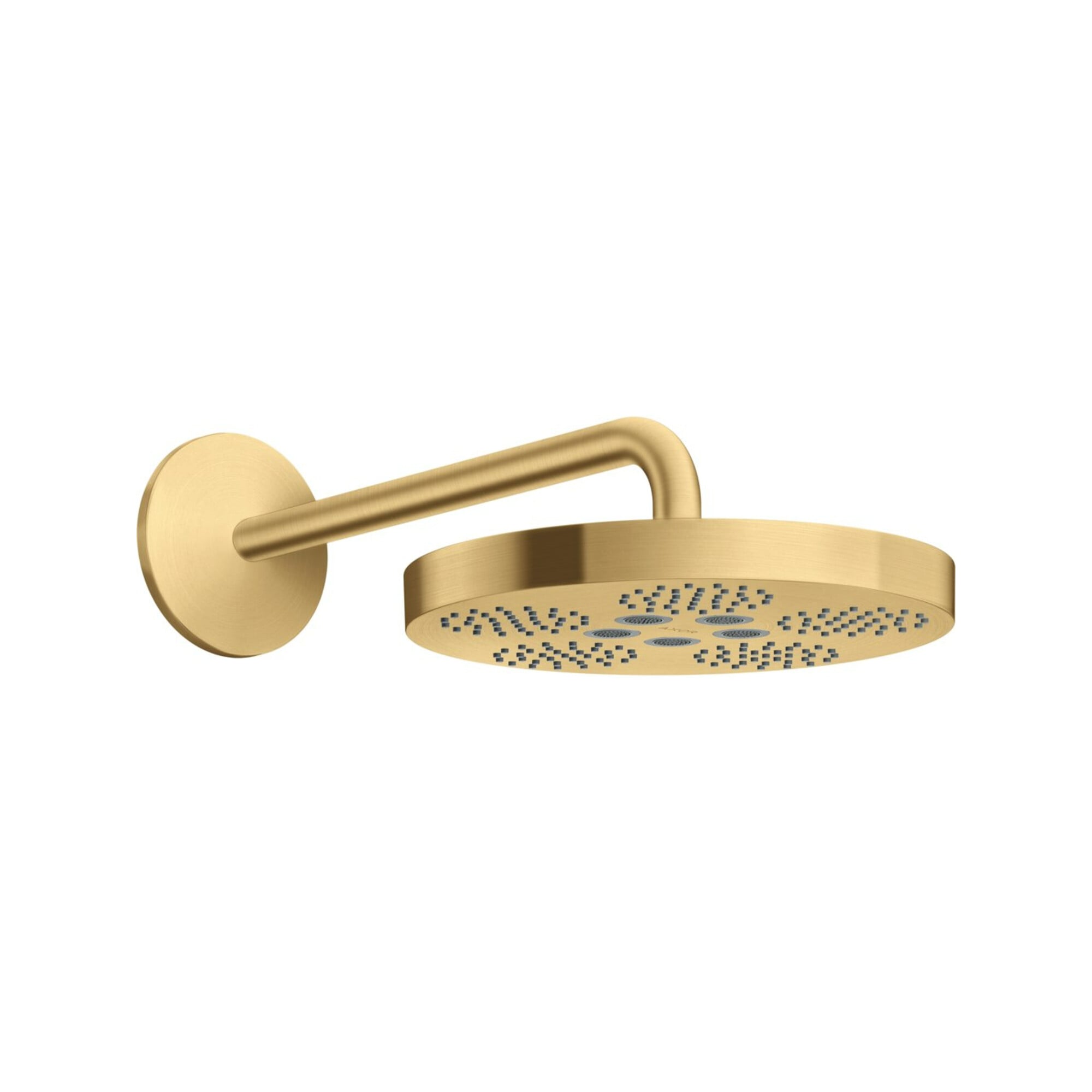 hansgrohe Kopfbrause Axor One mit Brausearm, 1jet, brushed gold optic