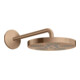 hansgrohe Kopfbrause Axor One mit Brausearm, 1jet, brushed red gold-1