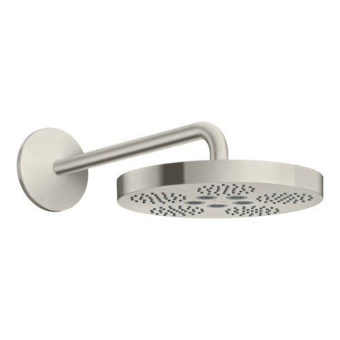 hansgrohe Kopfbrause Axor One mit Brausearm, 1jet, Edelstahl-Optik