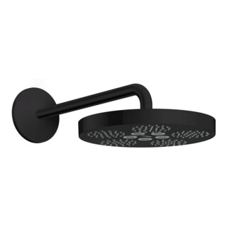 hansgrohe Kopfbrause Axor One mit Brausearm, 1jet, mattschwarz