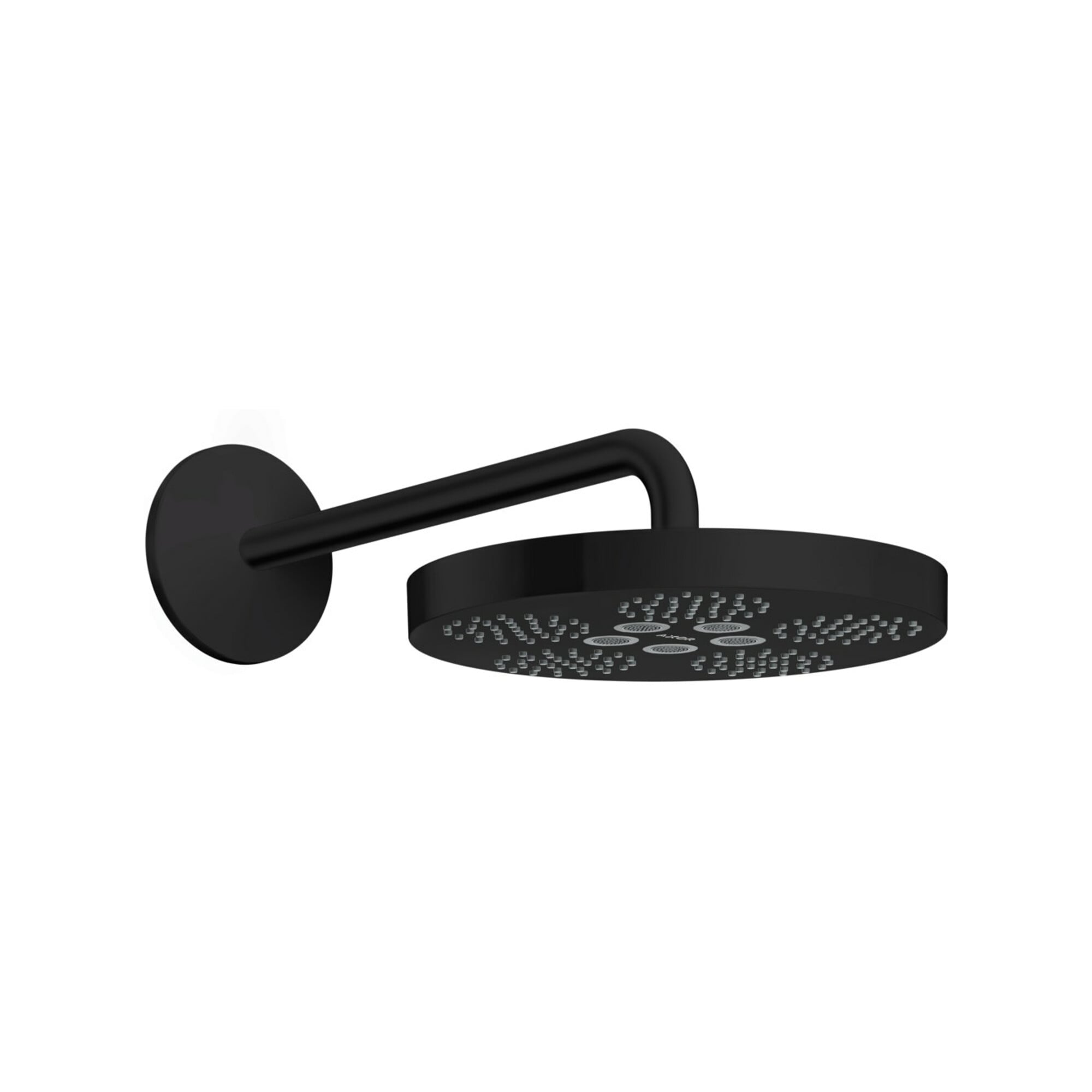 hansgrohe Kopfbrause Axor One mit Brausearm, 1jet, mattschwarz