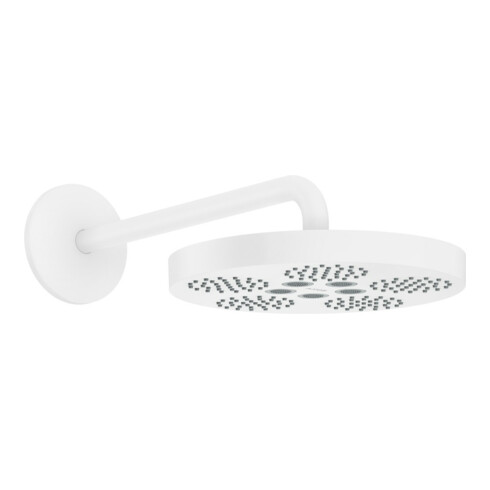 hansgrohe Kopfbrause Axor One mit Brausearm, 1jet, mattweiß