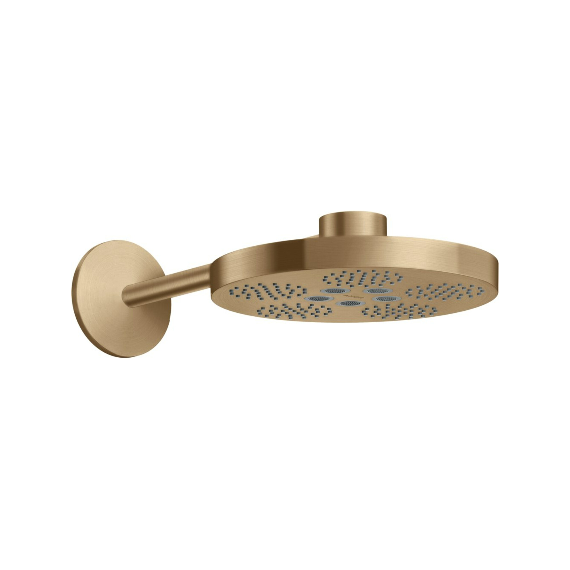 hansgrohe Kopfbrause Axor One mit Brausearm, 2jet, brushed bronze