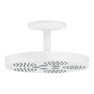 hansgrohe Kopfbrause Axor One mit Deckenanschluss, 1jet, mattweiß
