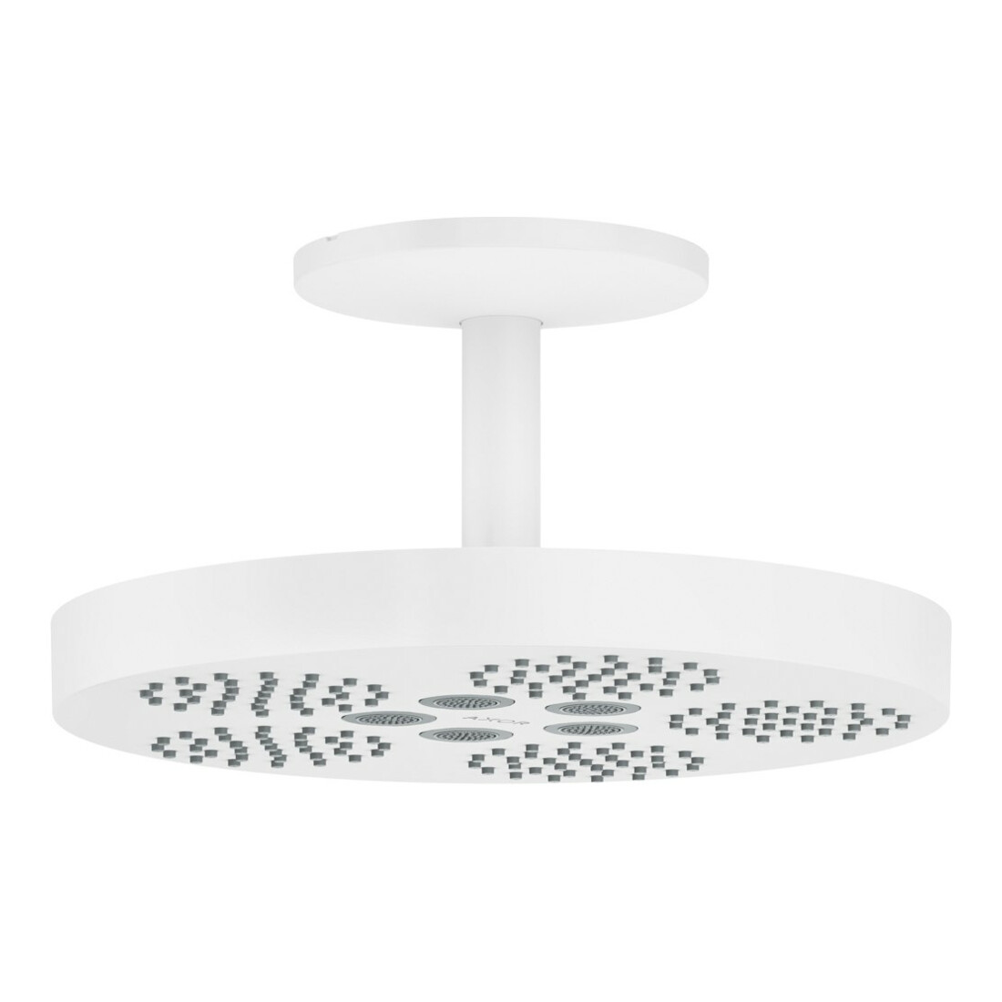 hansgrohe Kopfbrause Axor One mit Deckenanschluss, 1jet, mattweiß