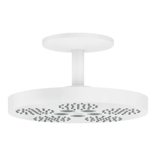 hansgrohe Kopfbrause Axor One mit Deckenanschluss, 2jet, mattweiß