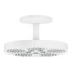hansgrohe Kopfbrause Axor One mit Deckenanschluss, 2jet, mattweiß-1