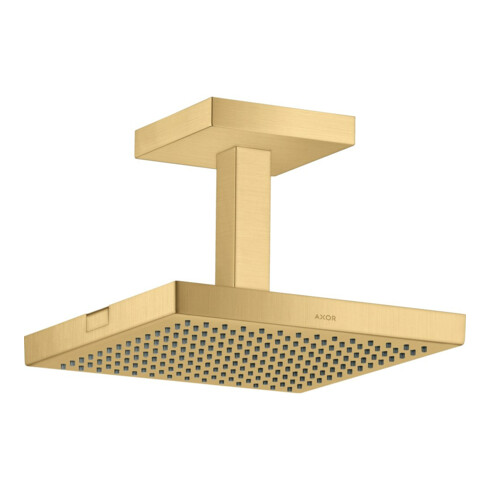 hansgrohe Kopfbrause Axor Starck m Decke, 240x240mm, 1j, brush. gol opt