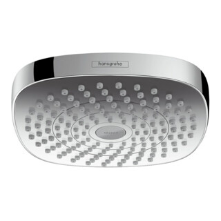 hansgrohe Kopfbrause Croma Sel. E EcoSmart 187x187mm, 2jet, 9 l/min, weiß/chrom