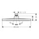 hansgrohe Kopfbrause Crometta S 240 1jet 240mm LowPressure chrom