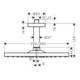 hansgrohe Kopfbrause E 300 1jet RAINDANCE 300 x 300 mm chrom 19 l/min-1