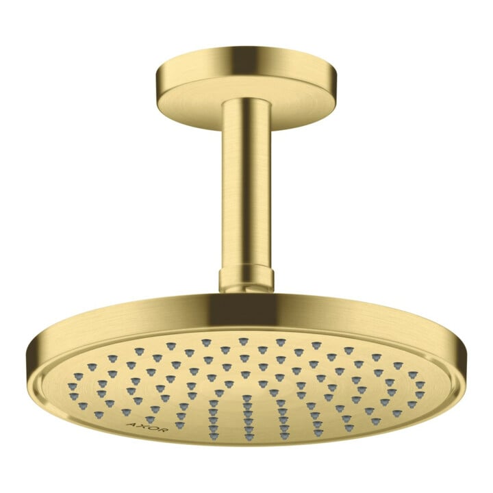 hansgrohe Kopfbrause EcoSmart Axor Deck.- o Wandmont., 220mm, 1j, brush. br