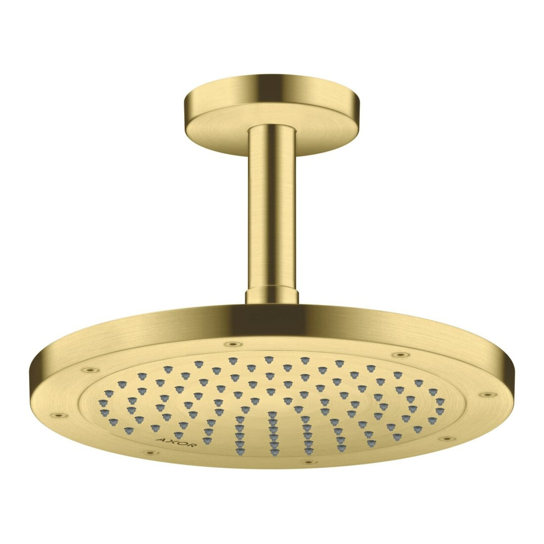 hansgrohe Kopfbrause EcoSmart Axor Deck.- o Wandmont., 245mm, 1j, brush. br
