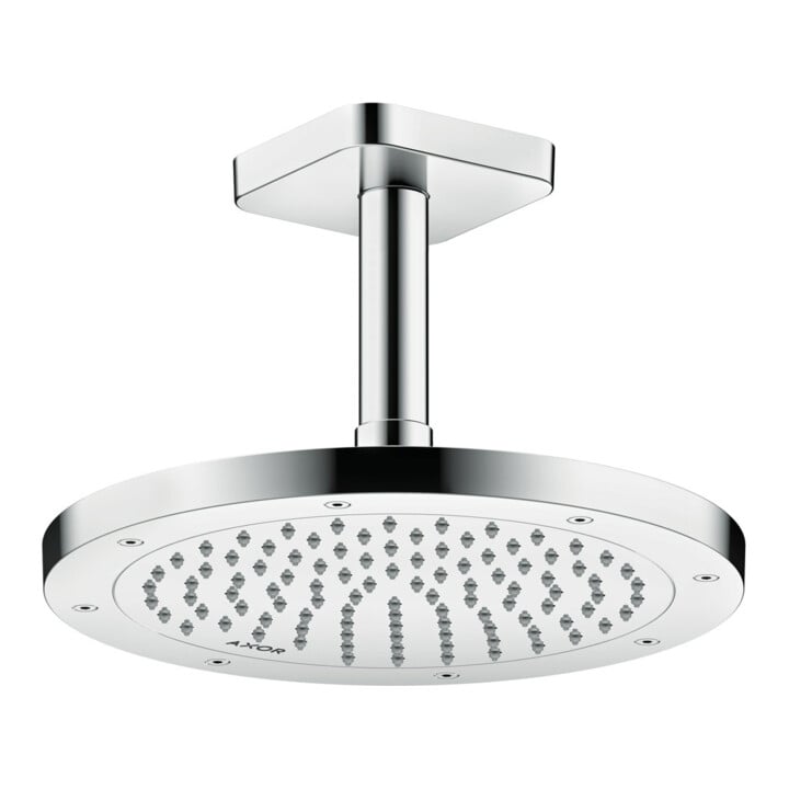hansgrohe Kopfbrause EcoSmart Axor Deck.- o. Wandmont., 245mm, 1jet, chrom