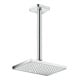 hansgrohe Kopfbrause EcoSmart Axor Deck.- o. Wandmont., 245x185mm, 1j, chr-2