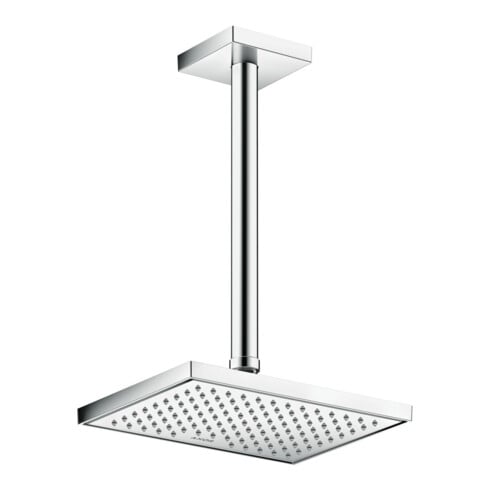 hansgrohe Kopfbrause EcoSmart Axor Deck.- o. Wandmont., 245x185mm, 1j, chr