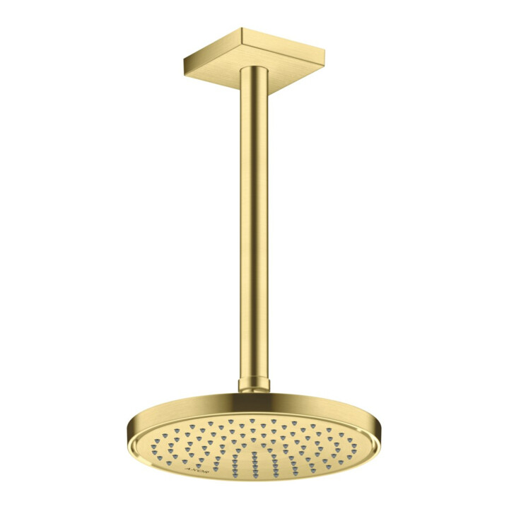 hansgrohe Kopfbrause EcoSmart plus Axor Deck.- o Wandmont., 220mm, 1j, brush. br