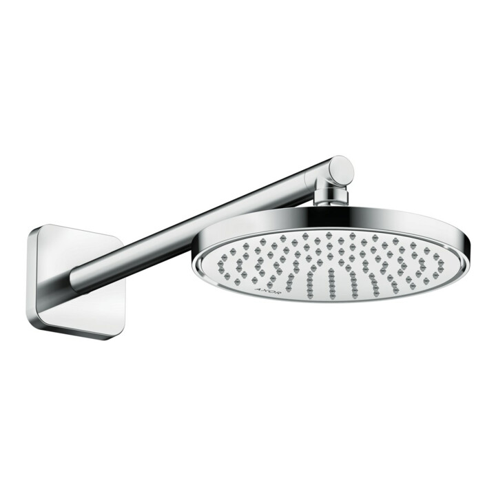 hansgrohe Kopfbrause EcoSmart plus Axor Deck.- o. Wandmont., 220mm, 1jet, chrom