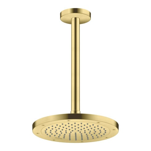 hansgrohe Kopfbrause EcoSmart plus Axor Deck.- o Wandmont., 245mm, 1j, brush. br