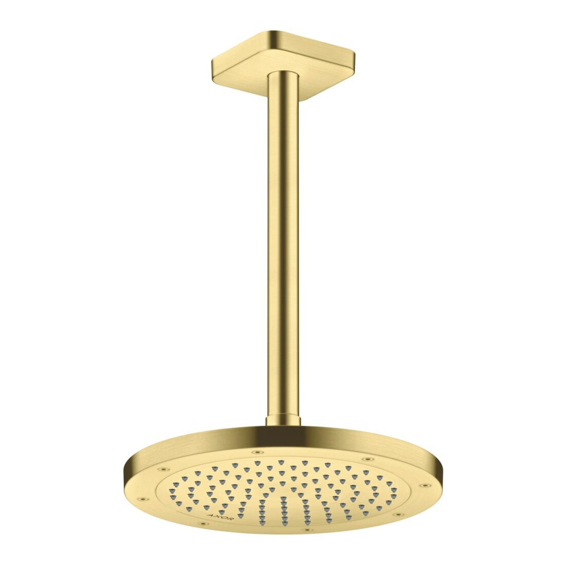 hansgrohe Kopfbrause EcoSmart plus Axor Deck.- o Wandmont., 245mm, 1j, brush. br